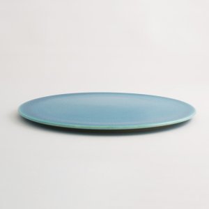 画像2: 【KOHYO -湖氷-】21cmフラットプレート　青 【KOHYO -湖氷-】21cm Flat Plate Blue