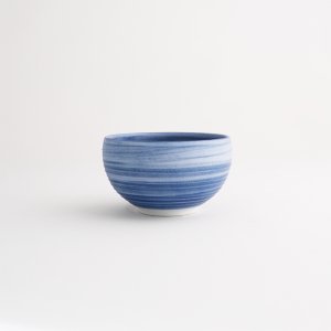 画像2: 【FUDE-MAKI】小煎茶碗　青 【FUDE-MAKI】Small Sen-cha Cup Blue