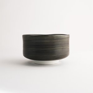 画像2: 【FUDE-MAKI】小抹茶碗　黒 【FUDE-MAKI】Small Matcha Cup Black