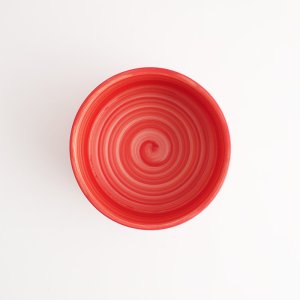 画像4: 【FUDE-MAKI】小抹茶碗　赤 【FUDE-MAKI】Small Matcha Cup Red