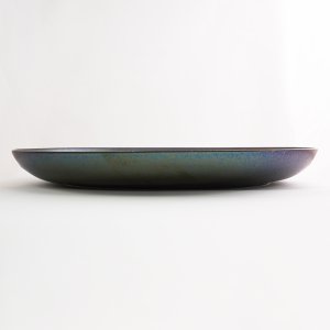 画像2: 【HAGANE -鋼-】16インチプラター　ブルー結晶 【HAGANE -鋼-】16inch Platter Blue Crystal