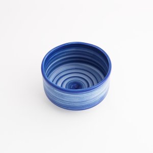 画像3: 【FUDE-MAKI】小抹茶碗　青 【FUDE-MAKI】Small Matcha Cup Blue