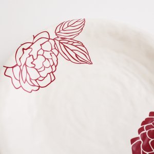 画像5: 【MIHANA】6寸皿　赤 【MIHANA】20cm Plate Red