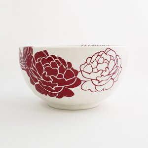 画像2: 【MIHANA】5.5寸丼　赤 【MIHANA】17cm Rice Bowl Red