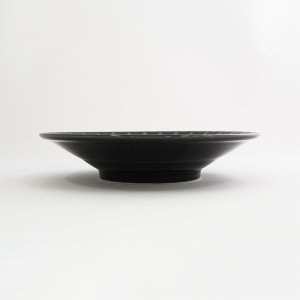 画像2: 【GEKKO -月光-】6.5寸浅鉢　黒 【GEKKO -月光-】20cm Shallow Bowl Black