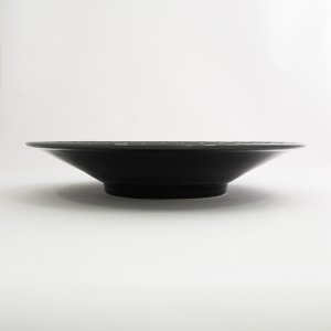 画像2: 【GEKKO -月光-】8寸浅鉢　黒 【GEKKO -月光-】25cm Shallow Bowl Black