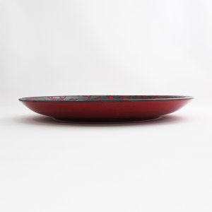 画像2: 【MIWAKU -魅惑-】丸皿（中）　赤 【MIWAKU -魅惑-】Round Plate Medium Red