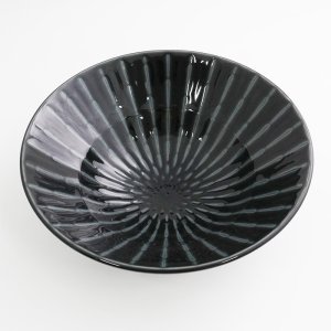 画像3: 【GEKKO -月光-】8寸深鉢　黒 【GEKKO -月光-】24cm Deep Bowl Black