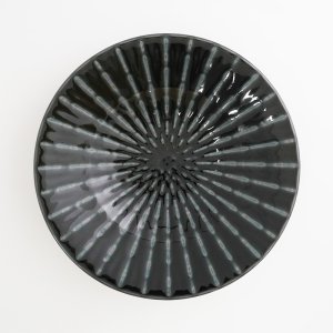 画像4: 【GEKKO -月光-】8寸浅鉢　黒 【GEKKO -月光-】25cm Shallow Bowl Black