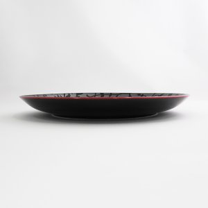 画像2: 【MIWAKU -魅惑-】丸皿（中）　黒 【MIWAKU -魅惑-】Round Plate Medium Black