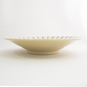 画像2: 【GEKKO -月光-】9.5寸浅鉢　白 【GEKKO -月光-】30cm Shallow Bowl White