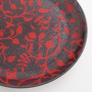 画像4: 【MIWAKU -魅惑-】丸皿（小）　赤 【MIWAKU -魅惑-】Round Small Plate Red