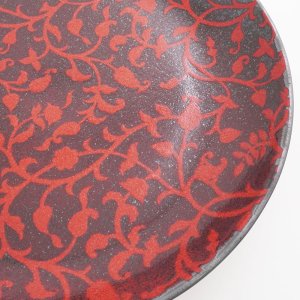 画像4: 【MIWAKU -魅惑-】丸皿（大）　赤 【MIWAKU -魅惑-】Round Plate Large Red