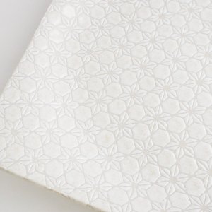 画像4: 【市蔵】白手引き7.5寸正角皿 【市蔵】White Hand-drawn 23cm Square Plate