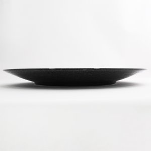 画像2: 【市蔵】黒丸尺皿 【市蔵】Black Round 31cm Plate