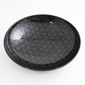 画像3: 【市蔵】黒メタ9.5寸鉢 【市蔵】Black Meta 28cm Bowl