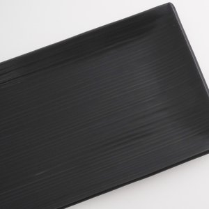 画像4: 【こよみ】黒長角皿（小） 【こよみ】Black Rectangle Plate Small