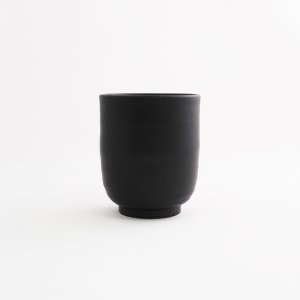 画像2: 【こよみ】黒湯呑 【こよみ】Black Cup