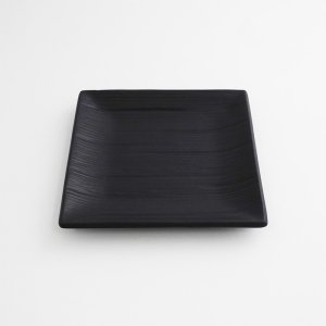 画像3: 【こよみ】黒正角皿（小） 【こよみ】Black Square Plate Small