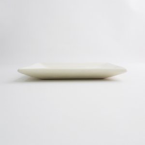 画像2: 【こよみ】白正角皿（小） 【こよみ】White Square Plate Small