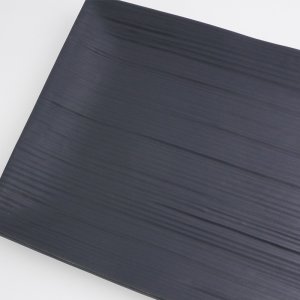 画像4: 【こよみ】黒長角皿（大） 【こよみ】Black Rectangle Plate Large