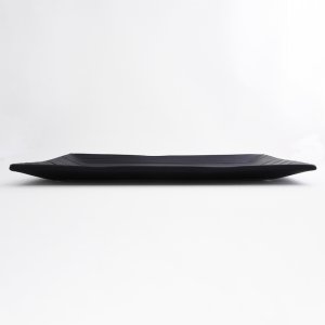 画像2: 【こよみ】黒長角皿（大） 【こよみ】Black Rectangle Plate Large