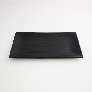 画像3: 【こよみ】黒長角皿（小） 【こよみ】Black Rectangle Plate Small