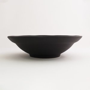 画像2: 【TENGU】8寸盛鉢　黒 【TENGU】25cm Bowl Black