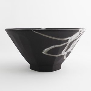 画像2: 【TENGU】7寸丼　黒 【TENGU】22cm Bowl Black