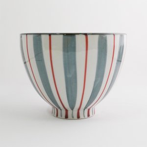 画像2: 【円】のっぽ丼（大）　赤 【円】Tall Bowl Large Red