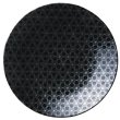 画像1: 【市蔵】黒丸尺皿 【市蔵】Black Round 31cm Plate (1)