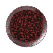 画像1: 【MIWAKU -魅惑-】丸皿（中）　赤 【MIWAKU -魅惑-】Round Plate Medium Red (1)