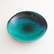 画像3: 【MUSASHI】丸皿（小）　青緑 【MUSASHI】Round Plate Small Blue-green (3)