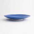 画像2: 【FUDE-MAKI】22.5cmプレート　青 【FUDE-MAKI】22.5cm Plate Blue (2)