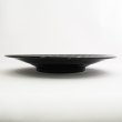 画像2: 【GEKKO -月光-】9.5寸皿　黒 【GEKKO -月光-】30cm Plate Black (2)